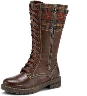 NEW PATRIZIA women's chickeze boot in brown multi